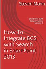 How To Integrate BCS with Search in SharePoint 2013