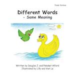 Different Words - Same Meaning Trade Version