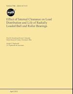 Effect of Internal Clearance on Load Distribution and Life of Radially Loaded Ball and Roller Bearings