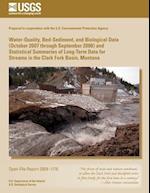 Water-Quality, Bed-Sediment, and Biological Data (October 2007 Through September 2008) and Statistical Summaries of Long-Term Data for Streams in the