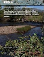 Water-Quality, Bed-Sediment, and Biological Data (October 2010 Through September 2011) and Statistical Summaries of Data for Streams in the Clark Fork