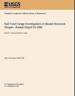 Bull Trout Forage Investigations in Beulah Reservoir, Oregon?annual Report for 2006