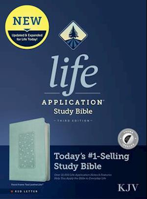 KJV Life Application Study Bible, Third Edition (Red Letter, Leatherlike, Floral Frame Teal, Indexed)