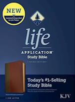 KJV Life Application Study Bible, Third Edition (Red Letter, Leatherlike, Brown/Mahogany)