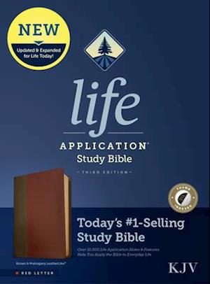 KJV Life Application Study Bible, Third Edition (Red Letter, Leatherlike, Brown/Mahogany, Indexed)