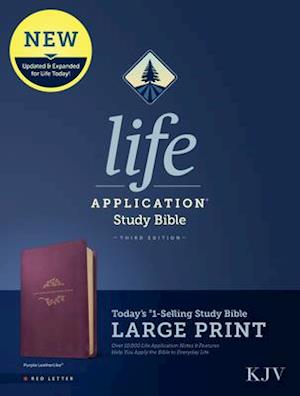 KJV Life Application Study Bible, Third Edition, Large Print (Red Letter, Leatherlike, Purple)