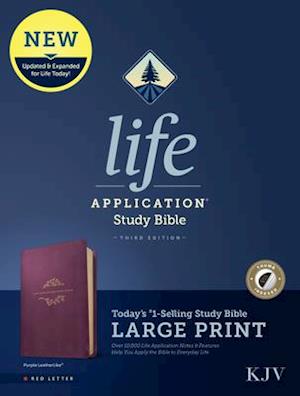 KJV Life Application Study Bible, Third Edition, Large Print (Red Letter, Leatherlike, Purple, Indexed)