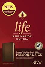NIV Life Application Study Bible, Third Edition, Personal Size (Leatherlike, Dark Brown/Brown, Indexed)
