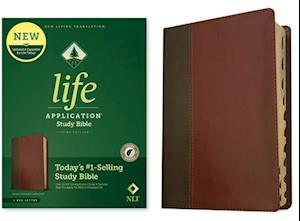 NLT Life Application Study Bible, Third Edition (Red Letter, Leatherlike, Brown/Tan, Indexed)