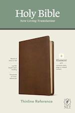 NLT Thinline Reference Bible, Filament Enabled Edition (Red Letter, Leatherlike, Rustic Brown)