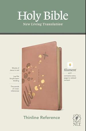 NLT Thinline Reference Bible, Filament Enabled Edition (Red Letter, Leatherlike, Pink)