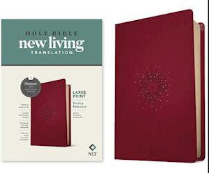 NLT Large Print Thinline Reference Bible, Filament Enabled Edition (Red Letter, Leatherlike, Berry)