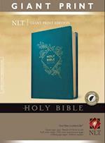 Holy Bible, Giant Print NLT (Red Letter, Leatherlike, Teal Blue, Indexed)