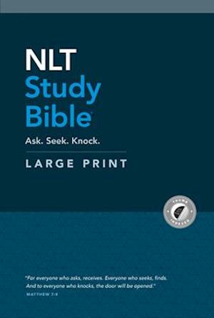 NLT Study Bible Large Print (Red Letter, Hardcover, Indexed)