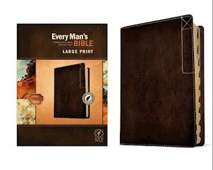 Every Man's Bible Nlt, Large Print, Deluxe Explorer Edition (Leatherlike, Rustic Brown, Indexed)