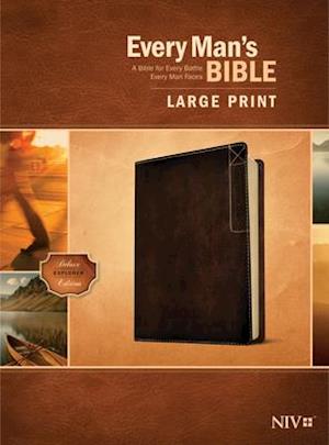 Every Man's Bible Niv, Large Print, Deluxe Explorer Edition (Leatherlike, Rustic Brown)