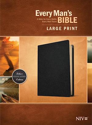 Every Man's Bible Niv, Large Print (Genuine Leather, Black)