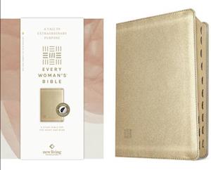 NLT Every Woman's Bible, Filament-Enabled Edition (Leatherlike, Soft Gold, Indexed)