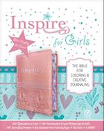 Inspire Bible for Girls NLT (Leatherlike, Pink)