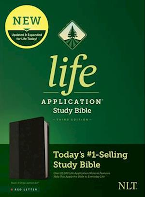 NLT Life Application Study Bible, Third Edition (Red Letter, Leatherlike, Black/Onyx)