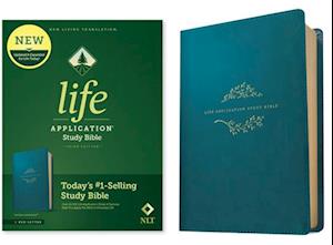 NLT Life Application Study Bible, Third Edition (Red Letter, Leatherlike, Teal Blue)