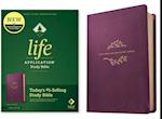 NLT Life Application Study Bible, Third Edition (Red Letter, Leatherlike, Purple)