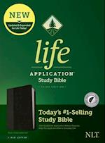 NLT Life Application Study Bible, Third Edition (Red Letter, Leatherlike, Black/Onyx, Indexed)