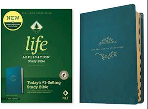 NLT Life Application Study Bible, Third Edition (Red Letter, Leatherlike, Teal Blue, Indexed)