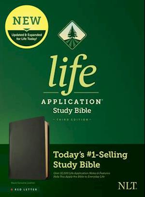 NLT Life Application Study Bible, Third Edition (Red Letter, Genuine Leather, Black)