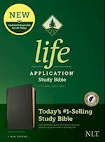 NLT Life Application Study Bible, Third Edition (Red Letter, Genuine Leather, Black, Indexed)