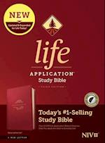 NIV Life Application Study Bible, Third Edition (Red Letter, Leatherlike, Berry, Indexed)