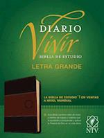 Biblia de Estudio del Diario Vivir Ntv, Letra Grande