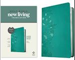 NLT Super Giant Print Bible, Filament Enabled Edition (Red Letter, Leatherlike, Peony Rich Teal)