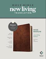 NLT Wide Margin Bible, Filament Enabled Edition (Red Letter, Leatherlike, Dark Brown Palm)