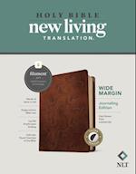 NLT Wide Margin Bible, Filament Enabled Edition (Red Letter, Leatherlike, Dark Brown Palm, Indexed)