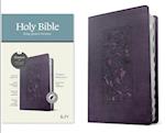 KJV Thinline Reference Bible, Filament Enabled Edition (Red Letter, Leatherlike, Floral Frame Purple, Indexed)