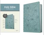 KJV Thinline Reference Bible, Filament Enabled Edition (Red Letter, Leatherlike, Floral Leaf Teal)