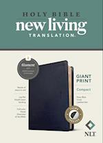 NLT Compact Giant Print Bible, Filament Enabled Edition (Red Letter, Leatherlike, Navy Blue Cross, Indexed)