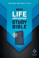 NLT Boys Life Application Study Bible, Tutone (Leatherlike, Blue/Neon/Glow)