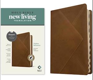 NLT Thinline Reference Bible, Filament Enabled Edition (Leatherlike, Messenger Brown, Indexed)