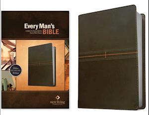 Every Man's Bible NLT (Leatherlike, East-West Grey)