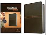 Every Man's Bible NLT (Leatherlike, East-West Grey)