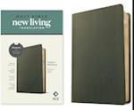 NLT Thinline Reference Bible, Filament Enabled Edition (Red Letter, Genuine Leather, Olive Green)