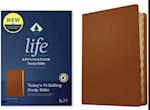 KJV Life Application Study Bible, Third Edition (Red Letter, Genuine Leather, Brown, Indexed)