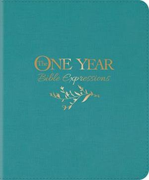 The One Year Bible Expressions (Leatherlike, Tidewater Teal)