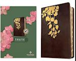 NLT Thrive Devotional Bible for Women (Leatherlike, Cascade Deep Brown, Indexed)