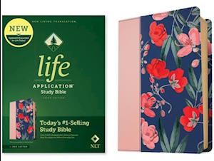 NLT Life Application Study Bible, Third Edition (Red Letter, Leatherlike, Pink Evening Bloom)