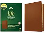 NLT Life Application Study Bible, Third Edition (Red Letter, Genuine Leather, Brown, Indexed)