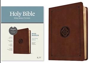 KJV Wide Margin Bible, Filament Enabled Edition (Red Letter, Leatherlike, Dark Brown Medallion)