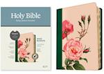 KJV Wide Margin Bible, Filament Enabled Edition (Red Letter, Leatherlike, Pink Rose Garden, Indexed)